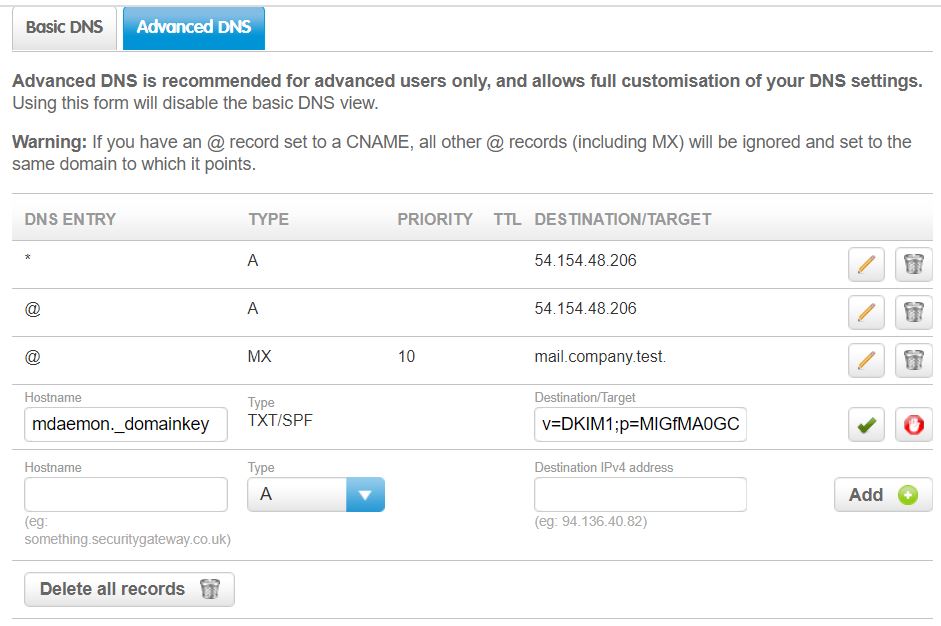 dkim signature mdaemon